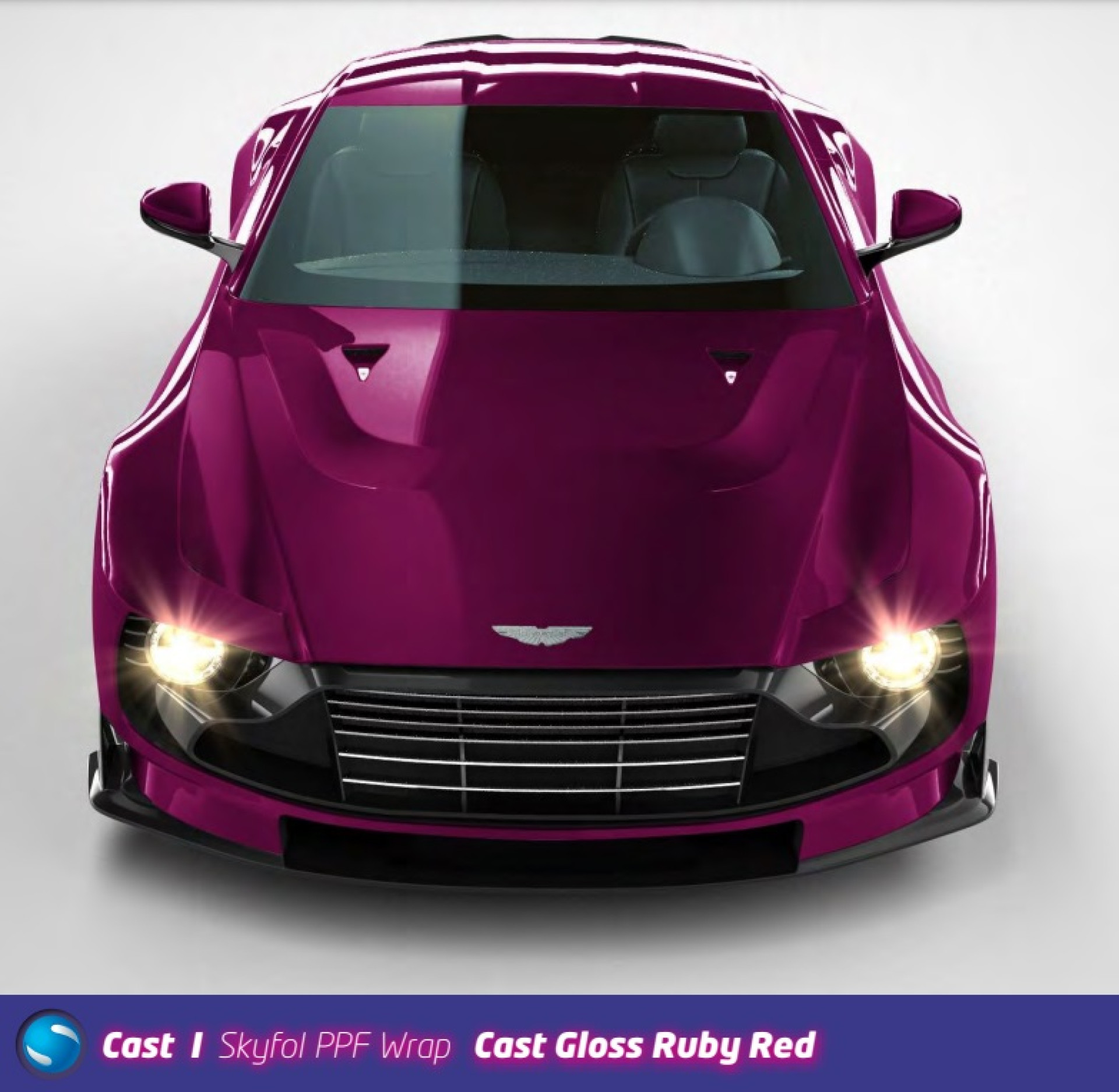 Skyfol COLOURED PPF Cast Gloss Ruby Red (1.52x1m)