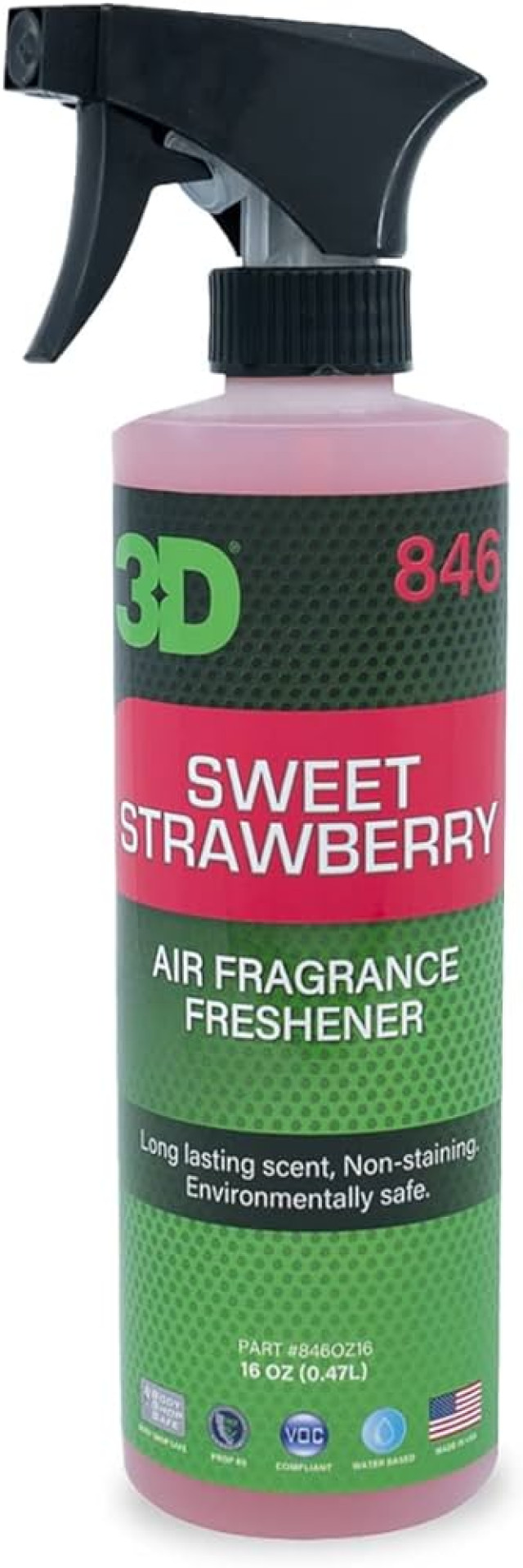 3D Air Sweet Strawberry 16oz ( 0.47 LT )