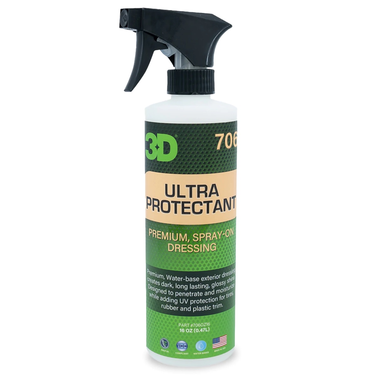3D Ultra Protecant 16oz ( 0.47 LT )