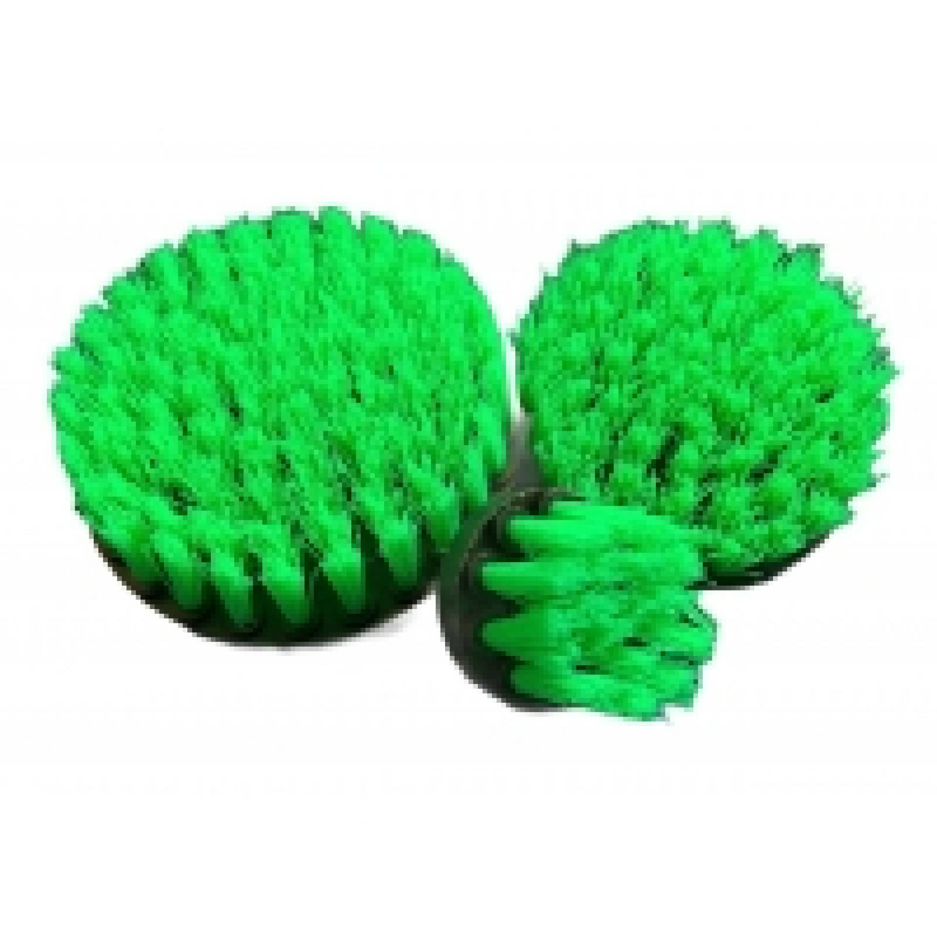 Tapijtborstel/Carpet brush set groen (hard)