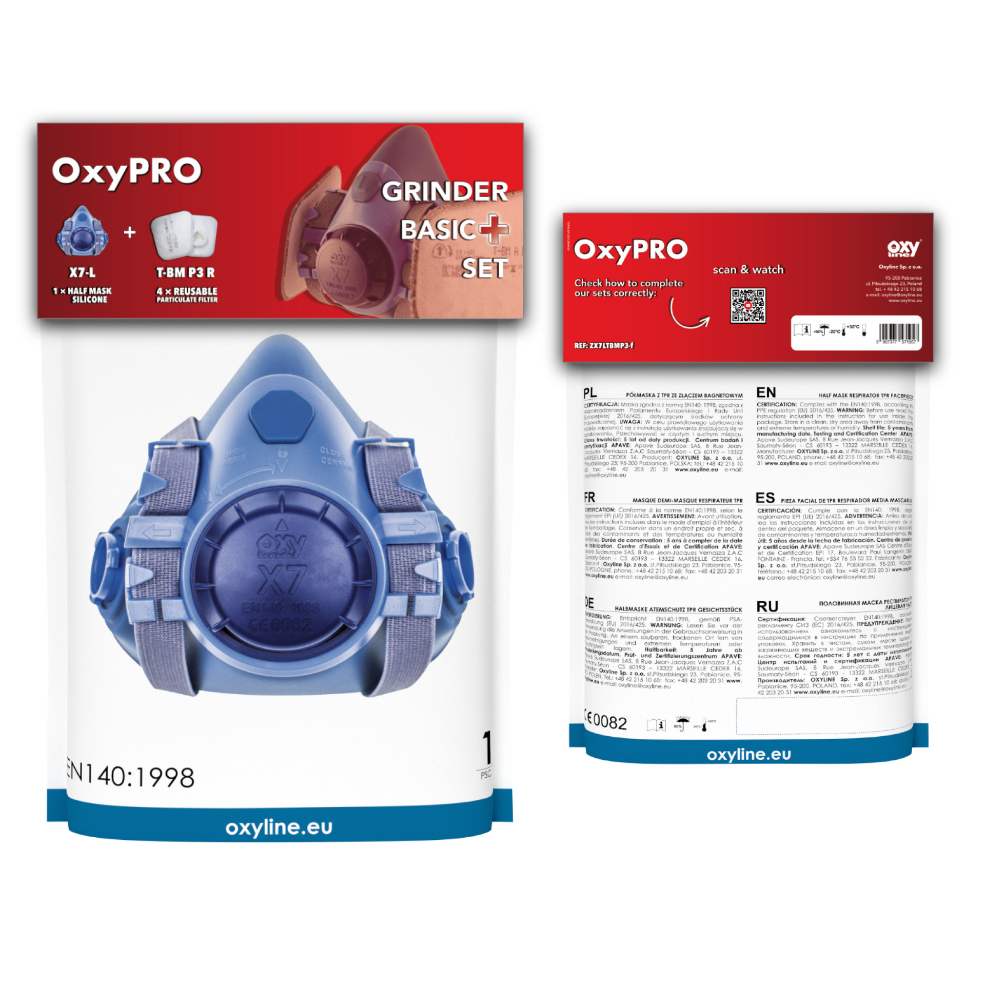 Oxyline OXYPRO GRINDER BASIC SET L