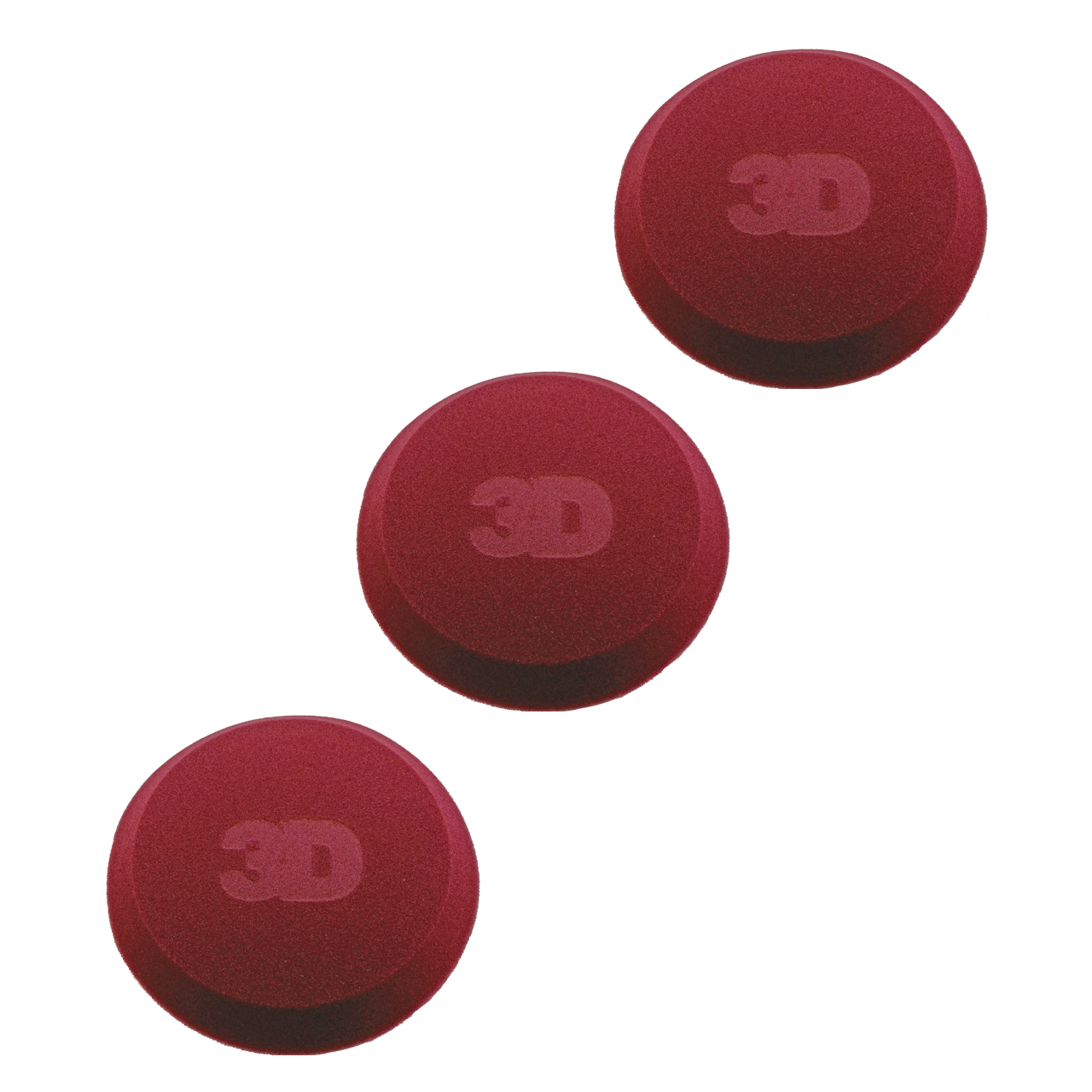 3D Applicator Red Foam 4.5' x 1' set of 3