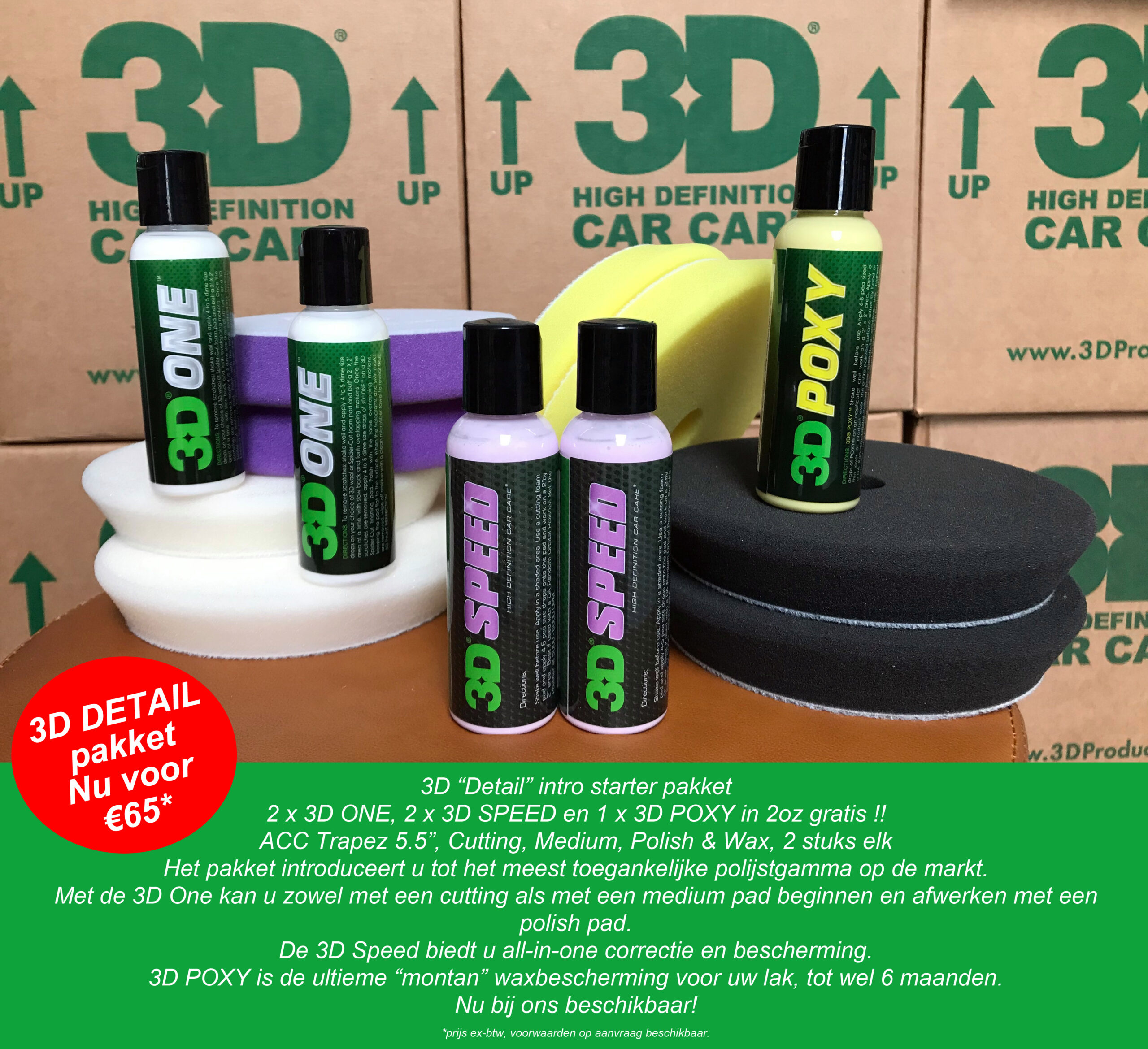 3D "DETAIL" intro starter pakket