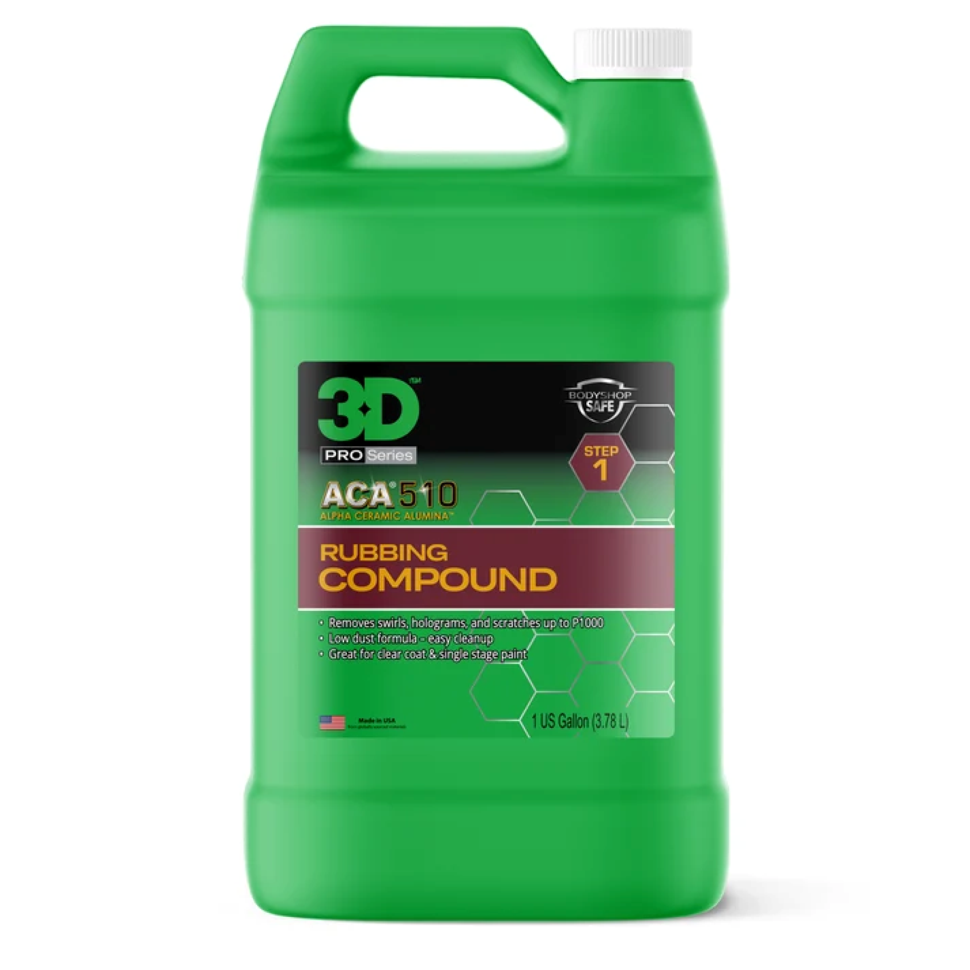 3D ACA 510 Premium Rubbing Compound 1G ( 3.78 LT )