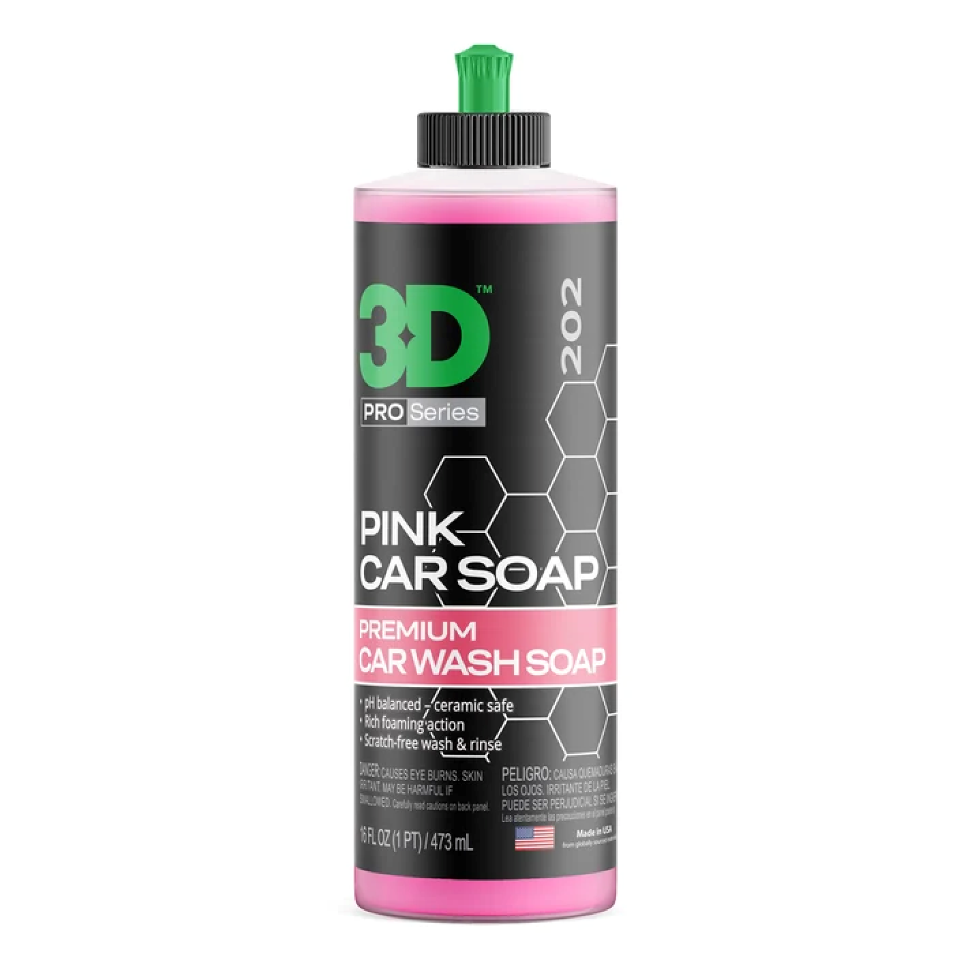 3D Pink Car Soap 16oz ( 0.47LT )