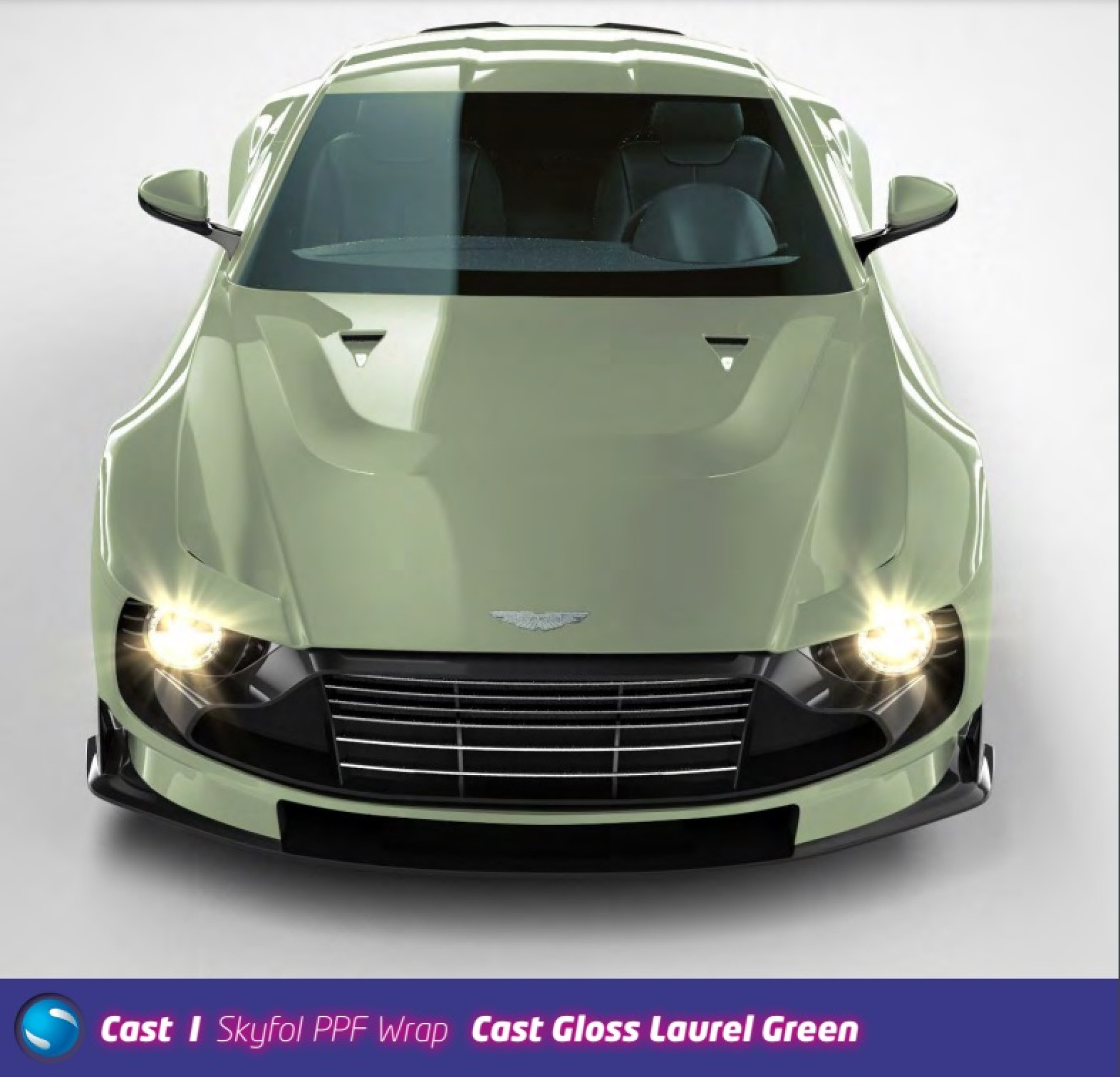 Skyfol COLOURED PPF Cast Gloss Laurel Green (1.52x1m)