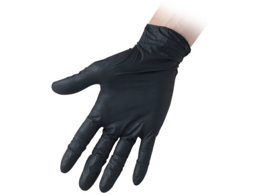 NITRIL handschoenen zwart wegwerpbaar 5.5gr MEDIUM 100st
