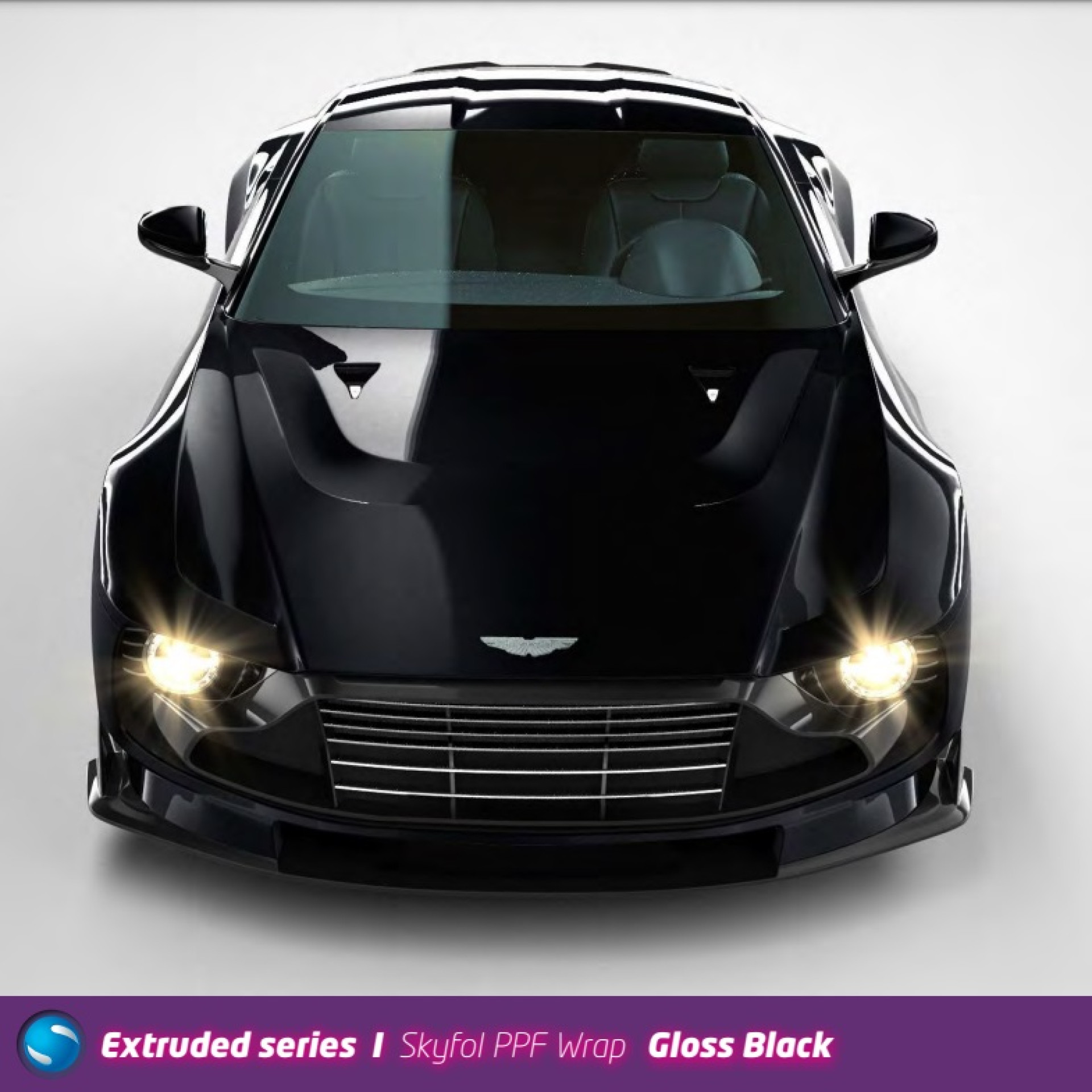 Skyfol COLOURED PPF Extruded Gloss Black (1.52x15m)